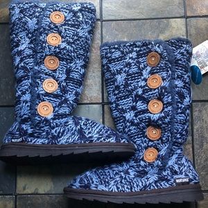 Muk Luk sweater boots